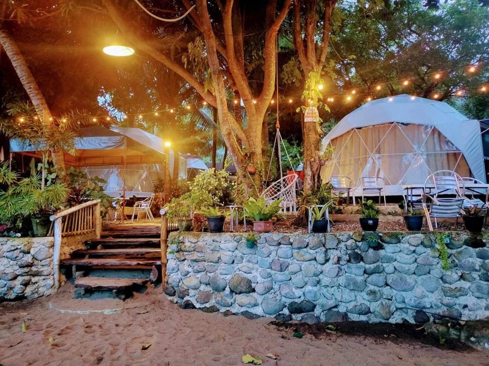 Beachfront Bamboo Glamping Dome at Dauin Marine Sanctuary Vacation rental in Central Visayas