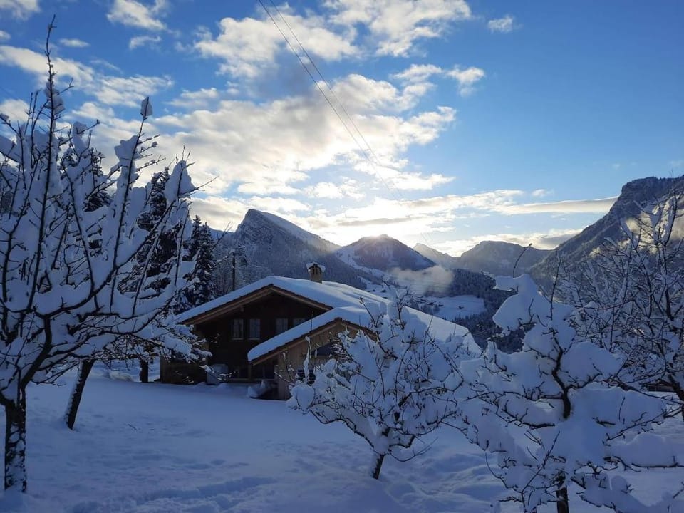 Chalet Grittelihus, large bathroom, Lots of living space, nhe Interlaken Chalet in Canton of Valais