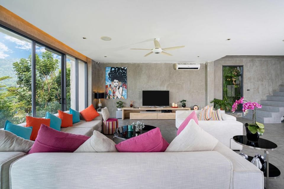 Open Hill View 3BR Natural Park Villa 1, Kamala  Villa in Kamala