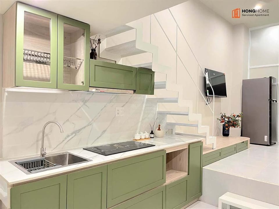 HongHome Nguyen Cu Trinh: Family 2BR Duplex Room Apartment in Ho Chi Minh City