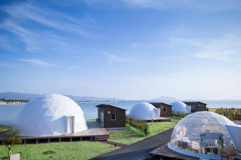 Glampdome Fukuoka Fukutsu Luxury tent in Fukuoka