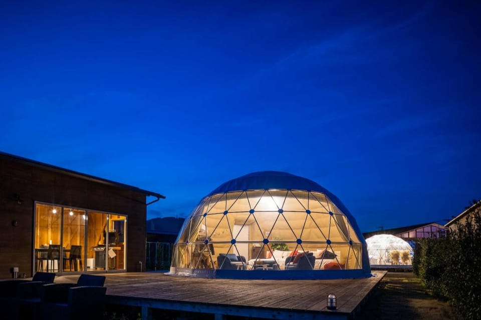 Glampdome Fukuoka Fukutsu Luxury tent in Fukuoka