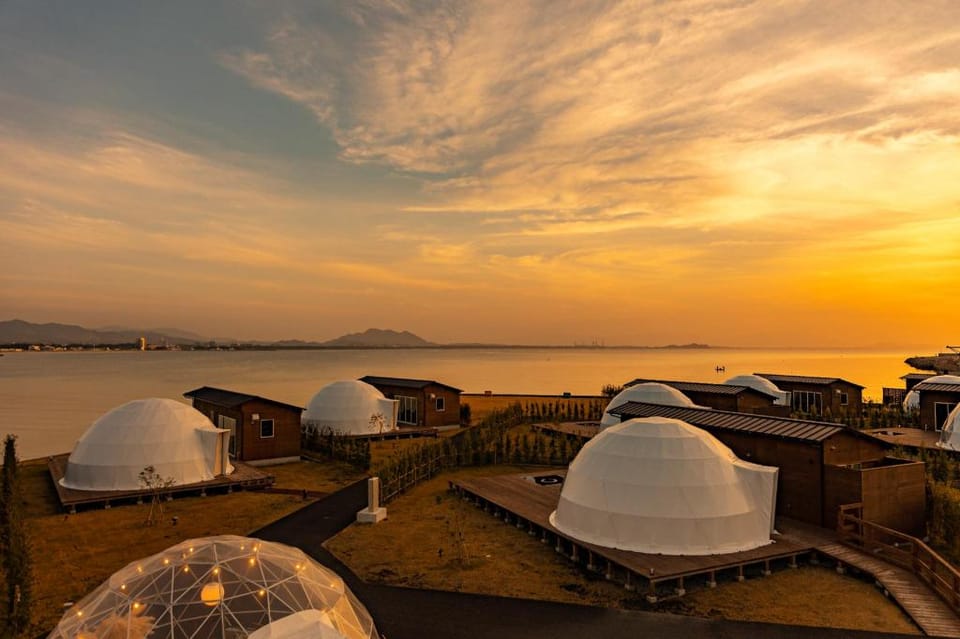 Glampdome Fukuoka Fukutsu Luxury tent in Fukuoka