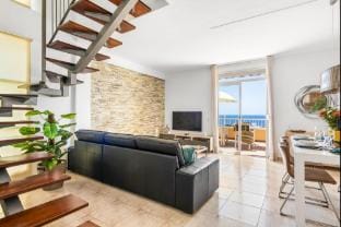 Beachfront triplex with swimming pool parking Apartment in Canary Islands