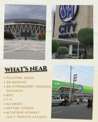 Condo Staycation with Free Parking near PH Arena Apartment in Region of Manila