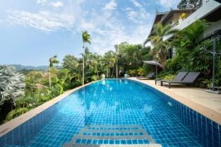 Kinnaree Villa - pool, panoramic views, BBQ, maid Villa in Kamala