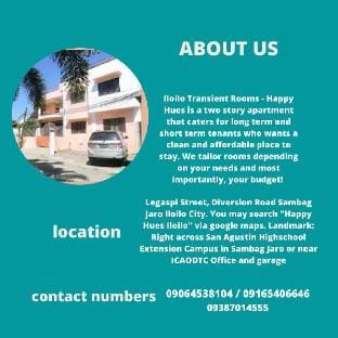 Iloilo Transient Rooms | Budget room for 3-4 pax Vacation rental in Iloilo City
