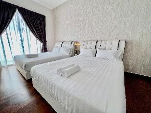 Melaka Silversc@pe Stay -3room/8pax/55"tv/TV-Box Apartment in Malacca