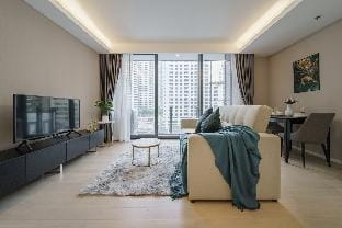 Pool&BTS Nana&MRT Sukhumvit&Max2ppl#17F134 Apartment in Bangkok