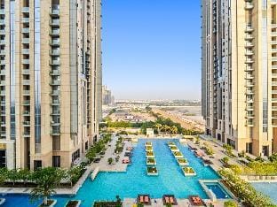 Modern Apartment With Partial Canal and Pool View Vacation rental in Dubai