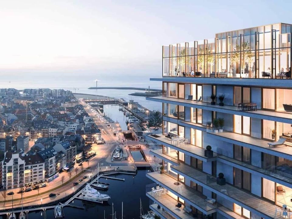 Modern apartment in Oostende with terrace Vacation rental in Ostend