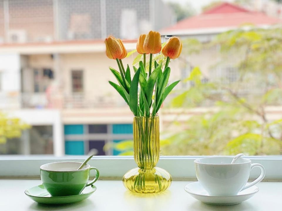 Full of Light Apartment 2BR w/Balcony@Train Street Apartment in Hanoi