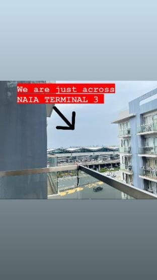 Big Studio Condo Across Naia T3 Airport with WIFI Apartment in Pasay