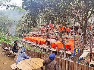 Palayangan Asri Riverside Luxury tent in West Java