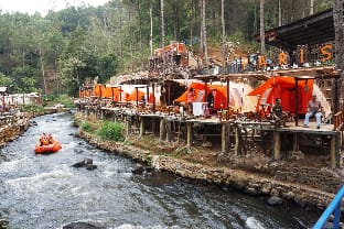 Palayangan Asri Riverside Luxury tent in West Java