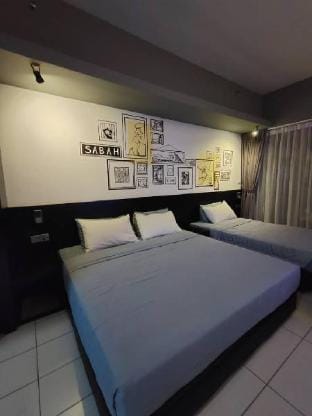 Aeropod Studio Unit 3 Pax_ Near Airport/TgAru-SIKK Apartment in Kota Kinabalu