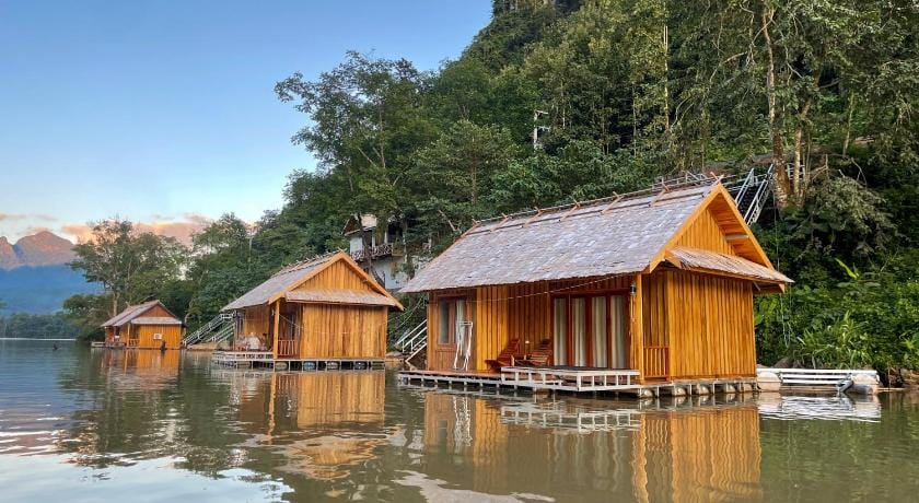 Nongkhiaw The Float house Resort in Luang Prabang Province, Laos