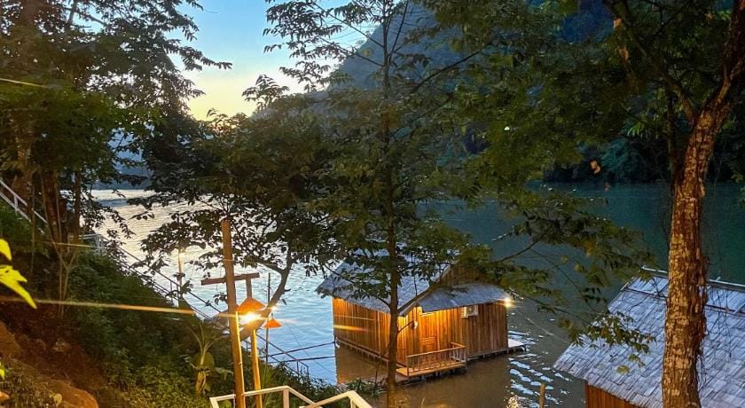 Nongkhiaw The Float house Resort in Luang Prabang Province, Laos
