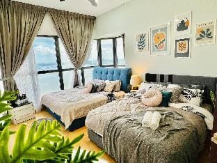 Minsu Pearl Suits Full Sea View 4BR @ L35 8-11Pax Vacation rental in Johor Bahru