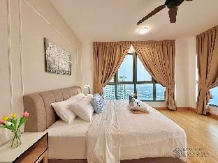 Teega Residence•4BR 9Pax Sea View Bathtub/Medini Apartment in Johor