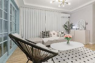 Sweet LUNA#1 Hongdae Stn.4min 2BR & Rooftop Apartment in Seoul