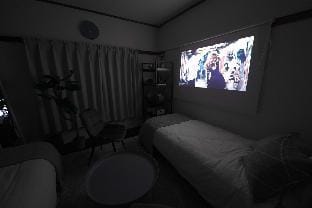 Close to Shinjuku! [3rd]Corner,Twin beds,Projector Apartment in Shinjuku