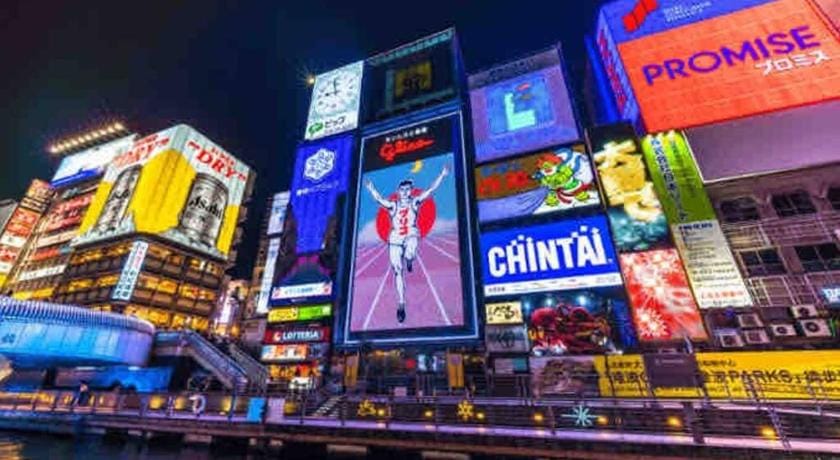 8Greige 2min Dotonbori Namba Kuromon with Wi-Fi Apartment in Osaka