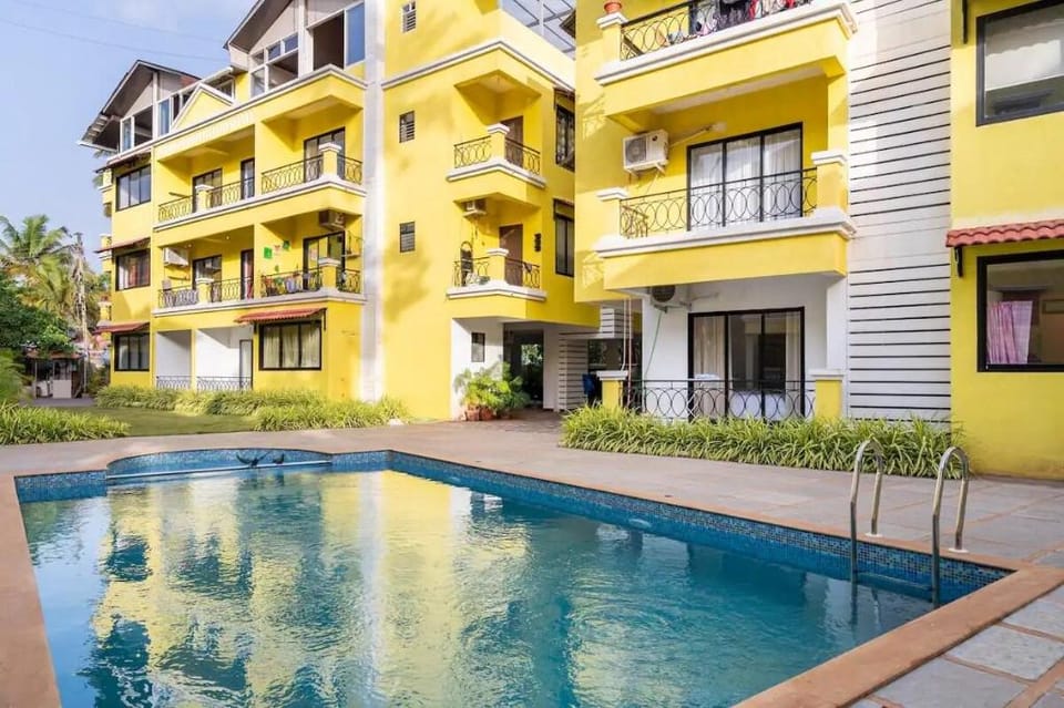 Serene 2BHK flat near Thalassa Vacation rental in Goa, India