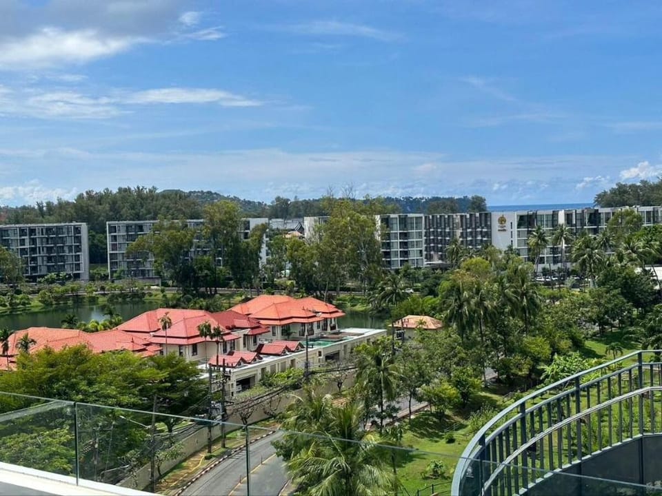Garden view 2-bedroom Apartments in Skypark Laguna Apartment in Choeng Thale