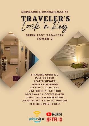 Traveler's Lock 'n Key, Serin East Tagaytay Tower2 Apartment in Tagaytay