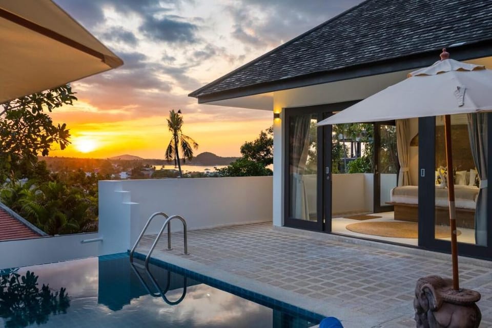 Private pool, sunset seaview villa. Villa in Ko Samui