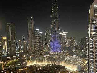 3BR, View of Burj Khalifa, Burj Royale44 Apartment in Dubai