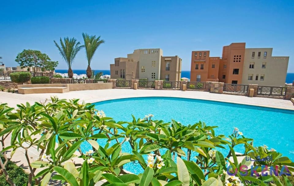 OSKENA Homes-Beautiful Studio-Full Red Sea view Apartment in Hurghada