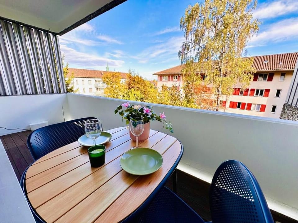 Modern City Studio with Balcony Apartment in Zurich City