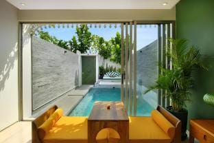 Tropical 1BR Private Pool Villa near Beach Villa in North Kuta