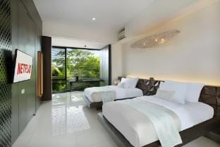 Suite Twin Room Villa with Pool near Beach Villa in North Kuta