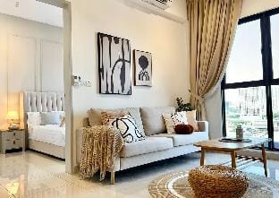 6pax Netflix 2R1B Sweet Cozy (100 mbps) B09-01 Apartment in Federal Territory of Kuala Lumpur
