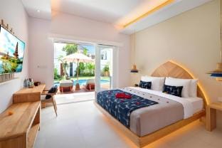 Stylish Suite Room Villa with Pool in Canggu Vacation rental in North Kuta