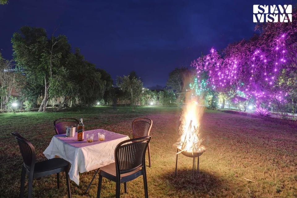 StayVista's Bhils Kabeela - Kanha - Outdoor Pool Villa in India