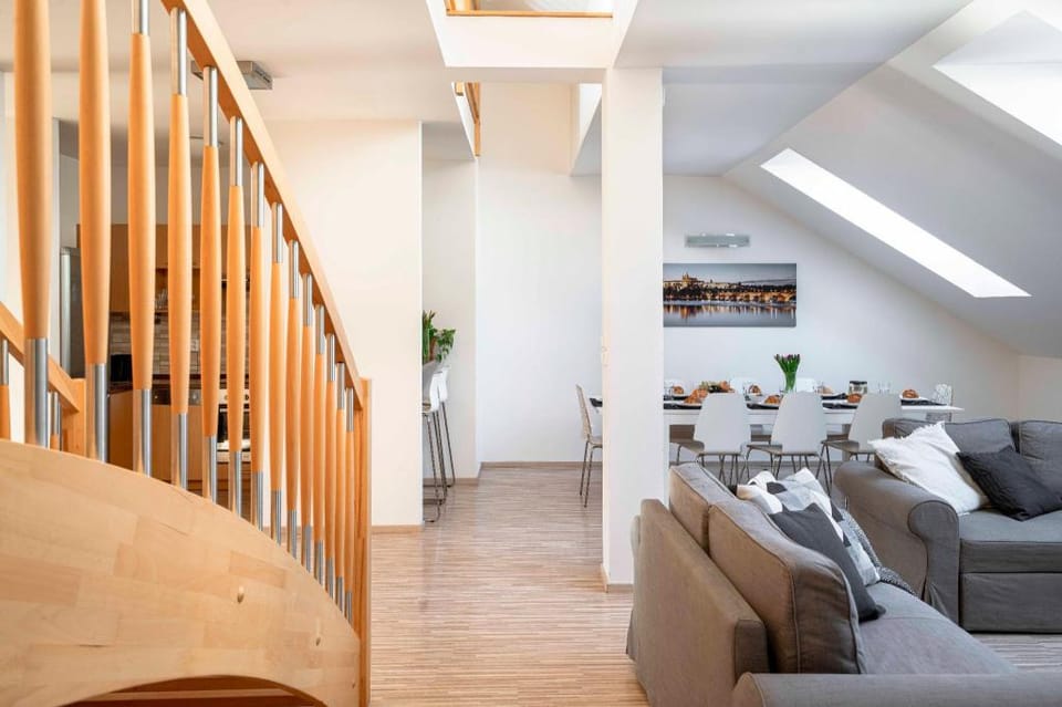 150m² 4BR Duplex Near Metro & Prague Center Apartment in Prague