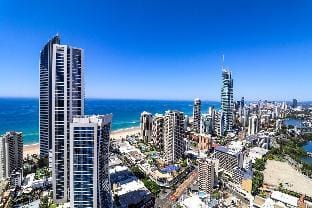 Experience Bliss: 2BR Oceanview on 43rd Floor! Vacation rental in Surfers Paradise