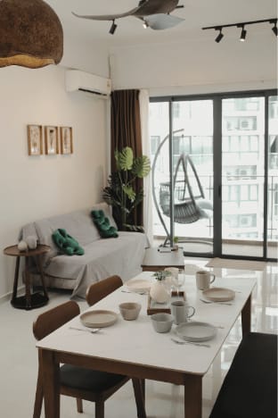 Timber Lounge - 2BR Forest Haven Apartment in Johor Bahru
