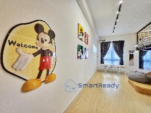 Mickey Theme w Slide Near Legoland at Sunway Grid Apartment in Johor