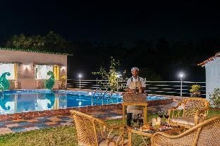 StayVista's Lawn House at Sula Wada - Vintage-Charm Cosy Home with Swimming Pool and Indoor Activiti Villa in Maharashtra