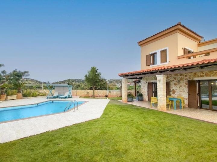 Agnanti Marina villa with private pool Villa in Crete