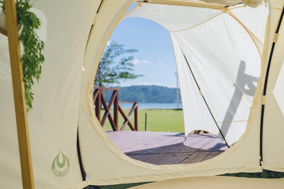 Yagaji Beach(屋我地ビーチ) Luxury tent in Okinawa Prefecture