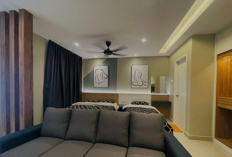 3Pax New Morden Studio @ Muji Style Design  Apartment in Malacca