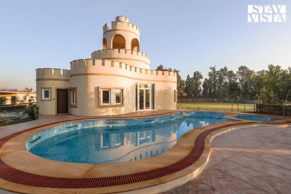 StayVista's Mystic Castle with Terrace, Swimming Pool, Lawn with Gazebo Villa in Jaipur