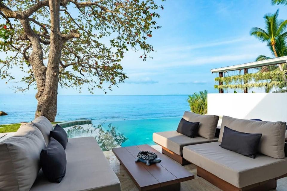 Beachfront 9BR Villas w/ Staff & Infinity Pools Villa in Ko Samui