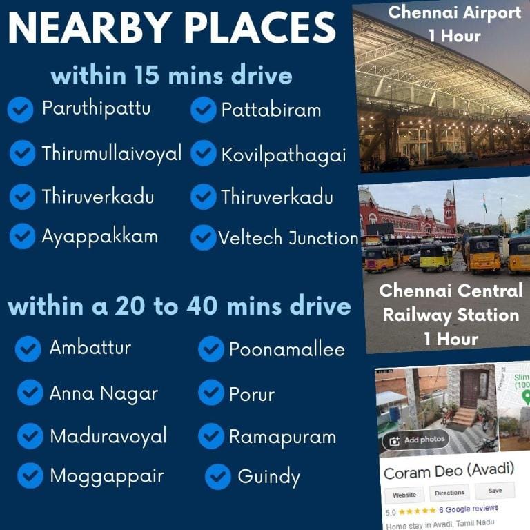 Coram Deo - Fully Furnished Ground Flr 1 BHK Home Vacation rental in Chennai